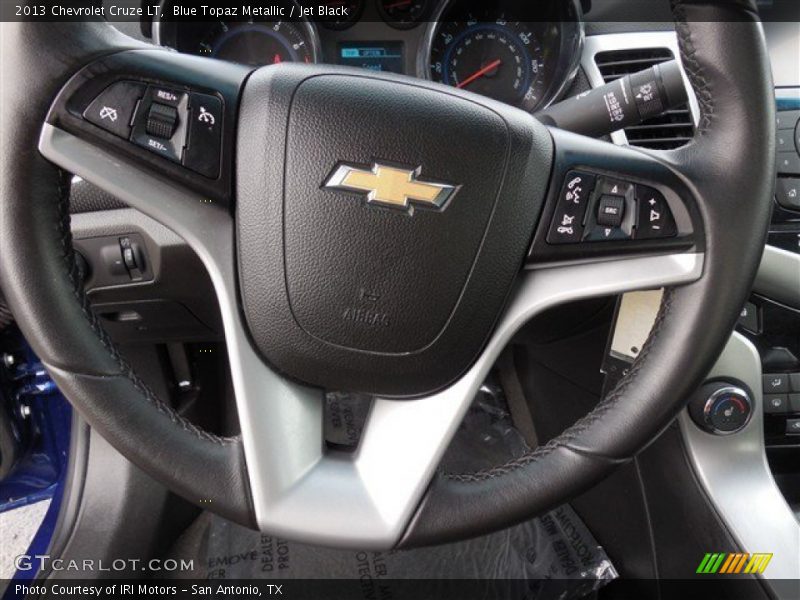 Blue Topaz Metallic / Jet Black 2013 Chevrolet Cruze LT