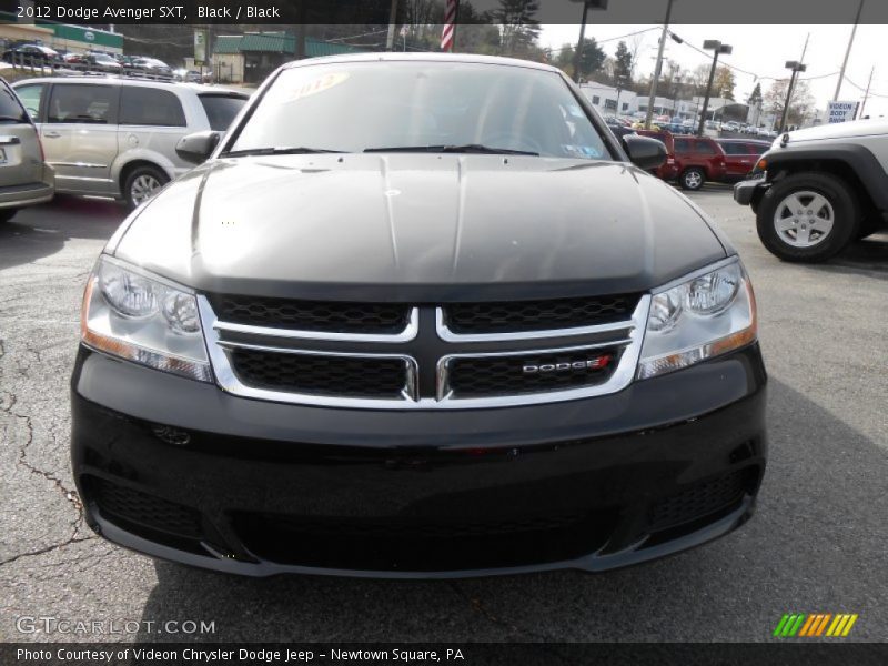 Black / Black 2012 Dodge Avenger SXT