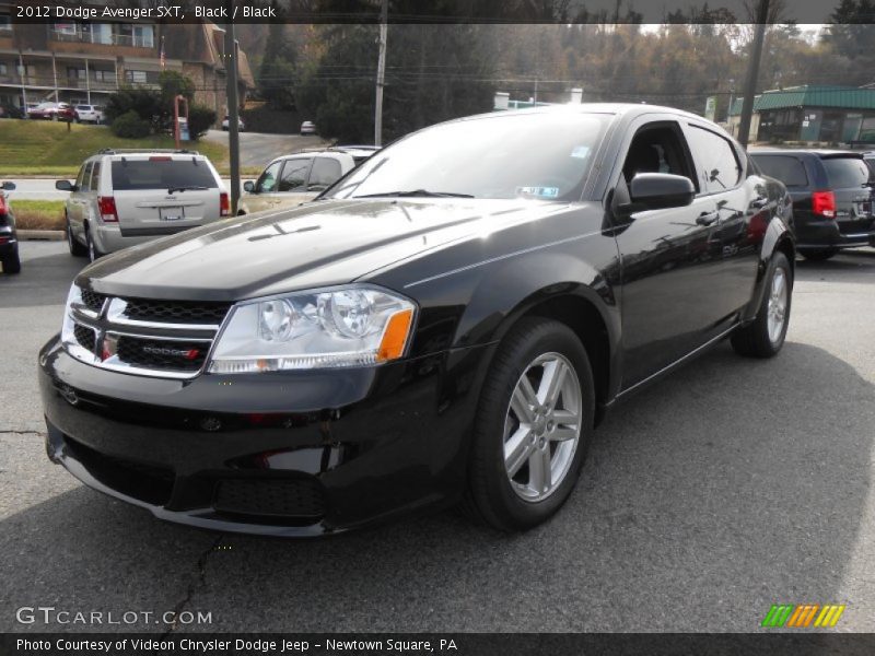 Black / Black 2012 Dodge Avenger SXT