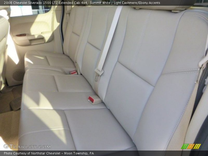 Summit White / Light Cashmere/Ebony Accents 2008 Chevrolet Silverado 1500 LTZ Extended Cab 4x4