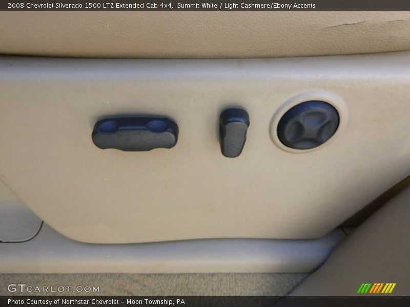 Summit White / Light Cashmere/Ebony Accents 2008 Chevrolet Silverado 1500 LTZ Extended Cab 4x4