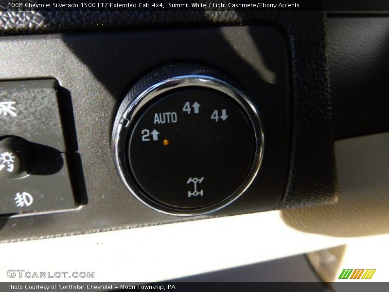 Summit White / Light Cashmere/Ebony Accents 2008 Chevrolet Silverado 1500 LTZ Extended Cab 4x4