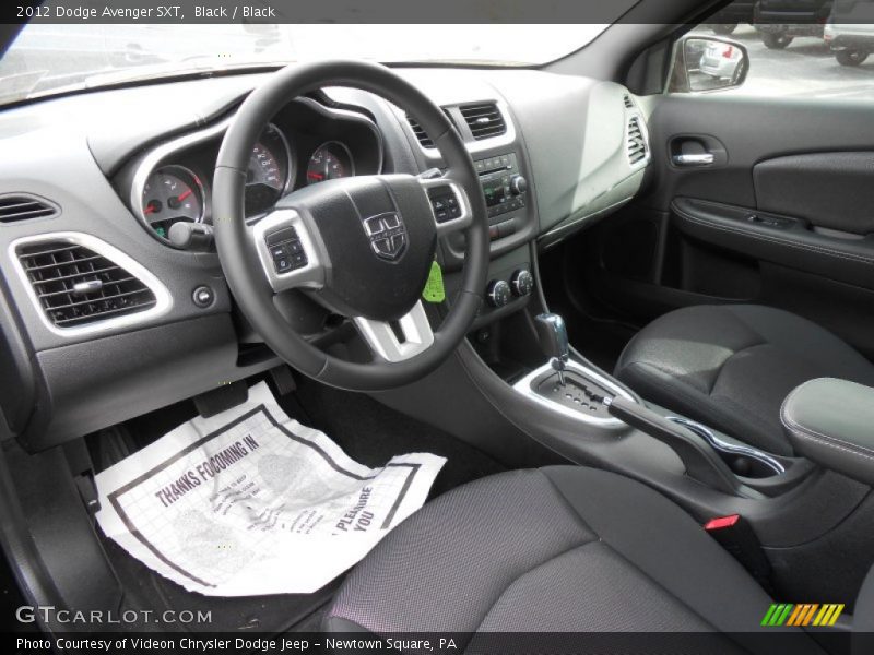 Black / Black 2012 Dodge Avenger SXT
