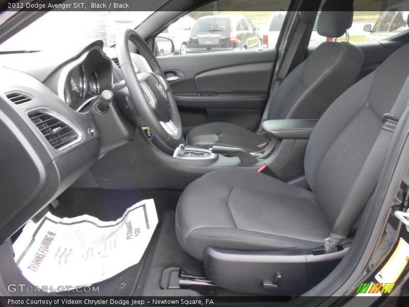 Black / Black 2012 Dodge Avenger SXT