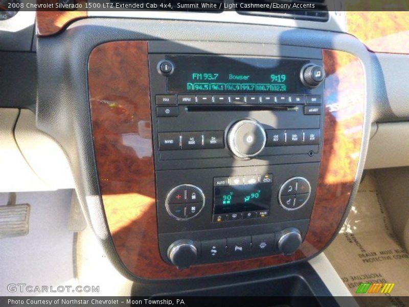 Summit White / Light Cashmere/Ebony Accents 2008 Chevrolet Silverado 1500 LTZ Extended Cab 4x4