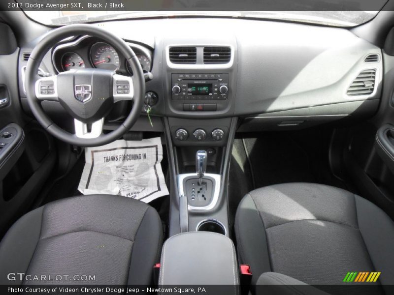 Black / Black 2012 Dodge Avenger SXT