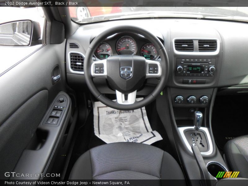 Black / Black 2012 Dodge Avenger SXT