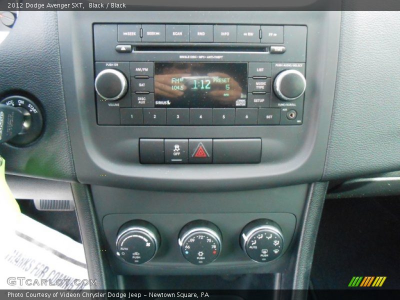 Black / Black 2012 Dodge Avenger SXT
