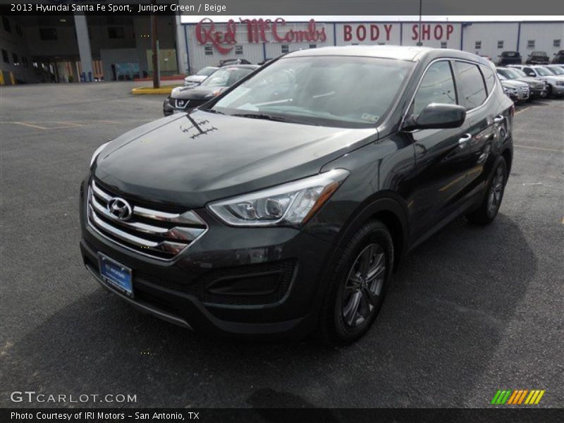 Juniper Green / Beige 2013 Hyundai Santa Fe Sport