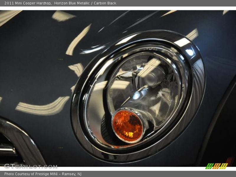 Horizon Blue Metallic / Carbon Black 2011 Mini Cooper Hardtop