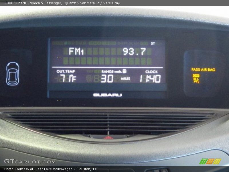 Quartz Silver Metallic / Slate Gray 2008 Subaru Tribeca 5 Passenger