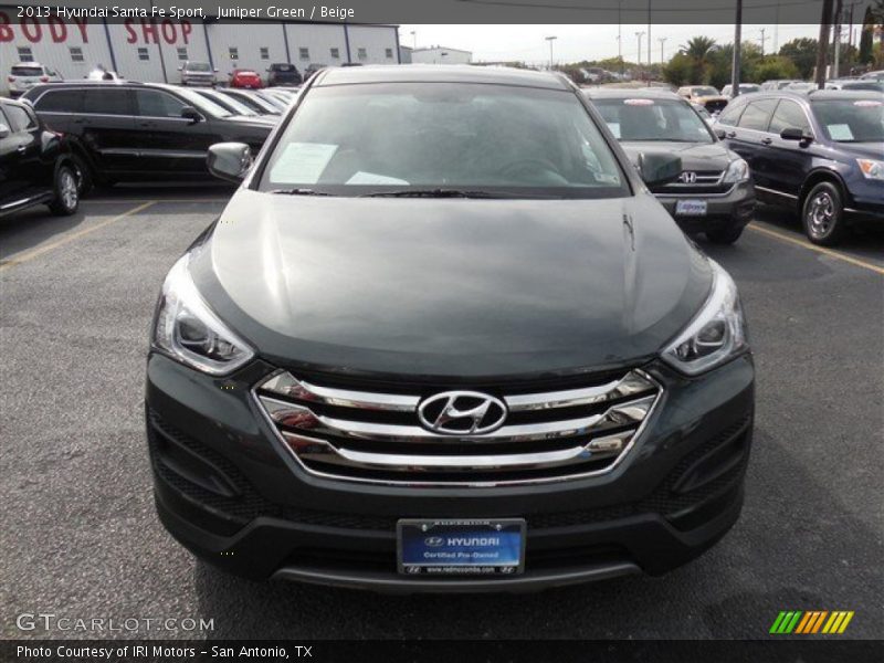 Juniper Green / Beige 2013 Hyundai Santa Fe Sport