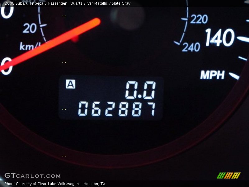 Quartz Silver Metallic / Slate Gray 2008 Subaru Tribeca 5 Passenger