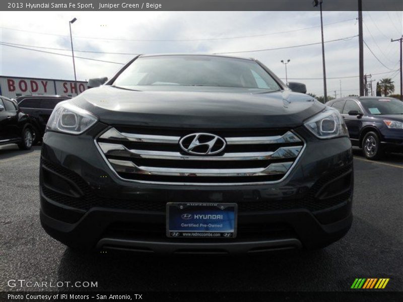 Juniper Green / Beige 2013 Hyundai Santa Fe Sport