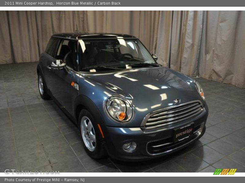 Horizon Blue Metallic / Carbon Black 2011 Mini Cooper Hardtop