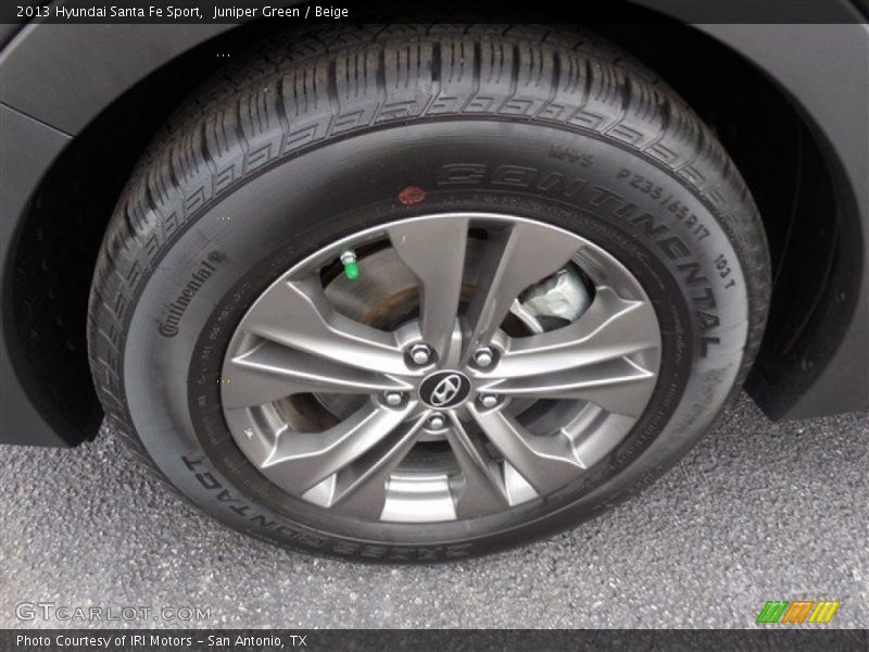 Juniper Green / Beige 2013 Hyundai Santa Fe Sport