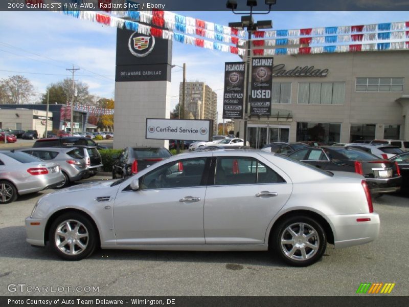 Radiant Silver / Ebony 2009 Cadillac STS 4 V6 AWD