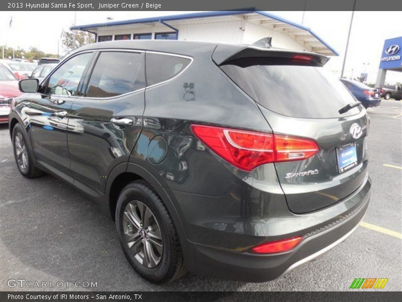 Juniper Green / Beige 2013 Hyundai Santa Fe Sport
