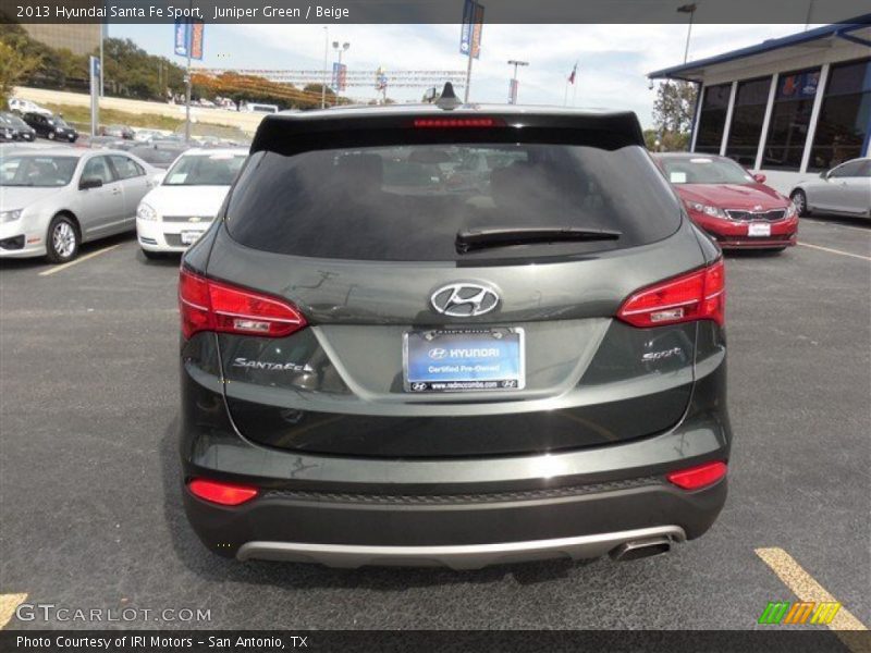 Juniper Green / Beige 2013 Hyundai Santa Fe Sport