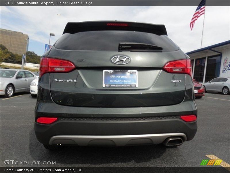 Juniper Green / Beige 2013 Hyundai Santa Fe Sport