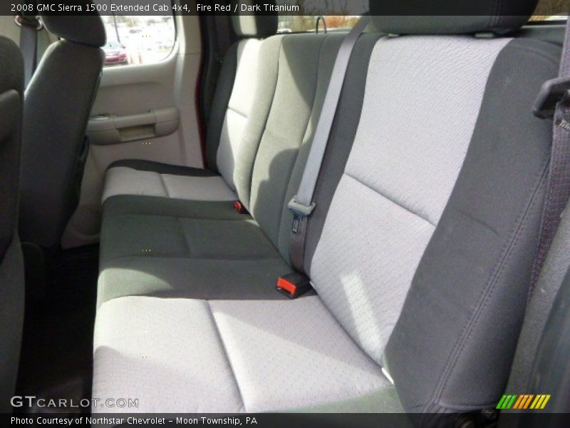 Fire Red / Dark Titanium 2008 GMC Sierra 1500 Extended Cab 4x4