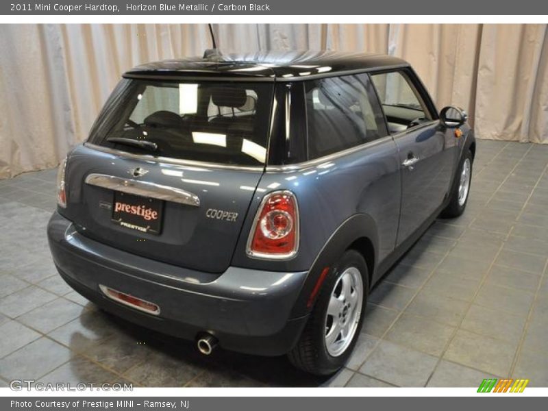 Horizon Blue Metallic / Carbon Black 2011 Mini Cooper Hardtop