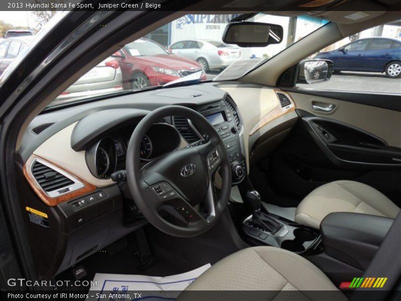Juniper Green / Beige 2013 Hyundai Santa Fe Sport