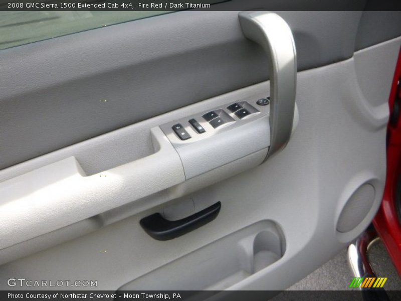 Fire Red / Dark Titanium 2008 GMC Sierra 1500 Extended Cab 4x4