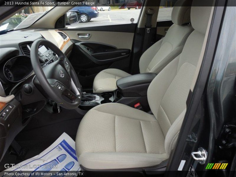 Juniper Green / Beige 2013 Hyundai Santa Fe Sport