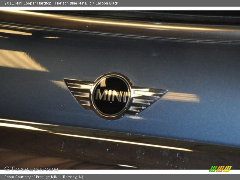 Horizon Blue Metallic / Carbon Black 2011 Mini Cooper Hardtop