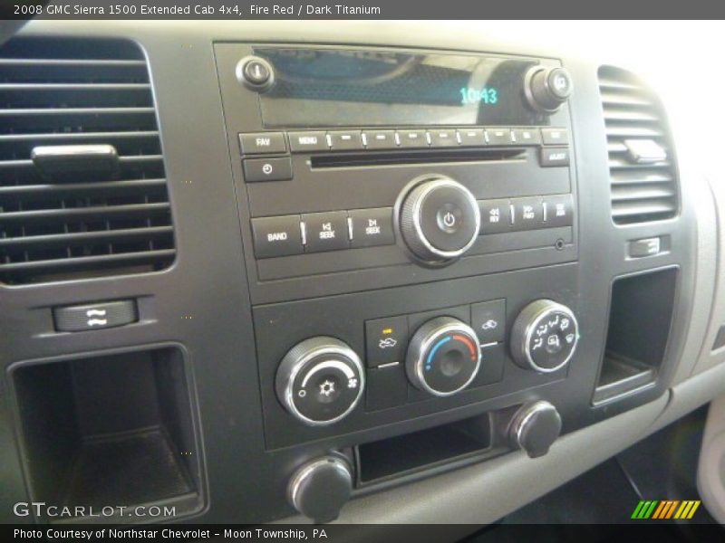 Fire Red / Dark Titanium 2008 GMC Sierra 1500 Extended Cab 4x4