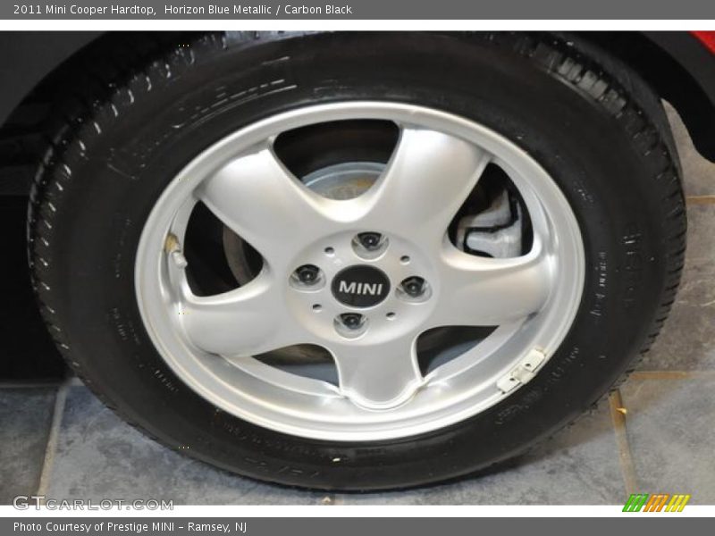 Horizon Blue Metallic / Carbon Black 2011 Mini Cooper Hardtop