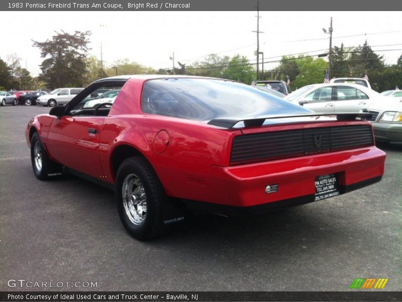 Bright Red / Charcoal 1983 Pontiac Firebird Trans Am Coupe