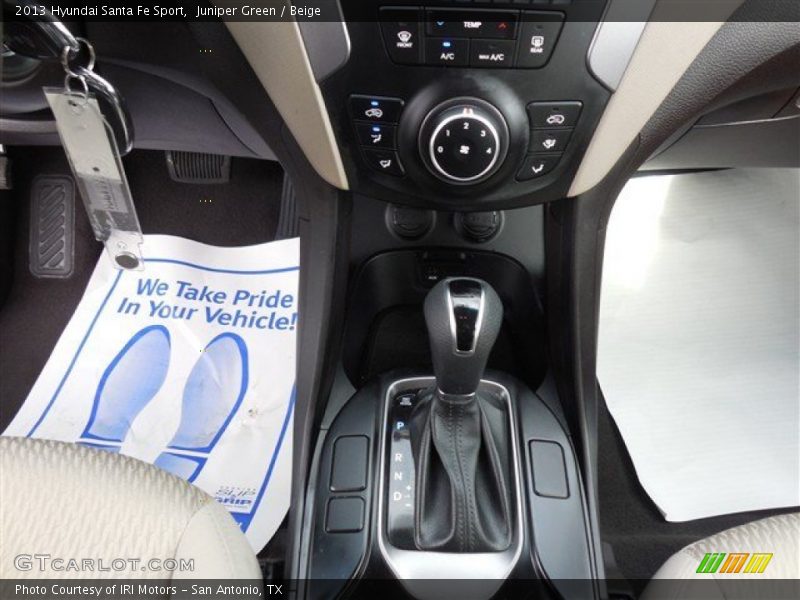 Juniper Green / Beige 2013 Hyundai Santa Fe Sport