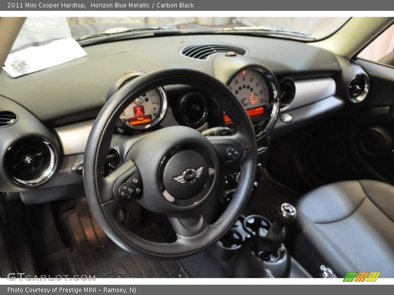 Horizon Blue Metallic / Carbon Black 2011 Mini Cooper Hardtop