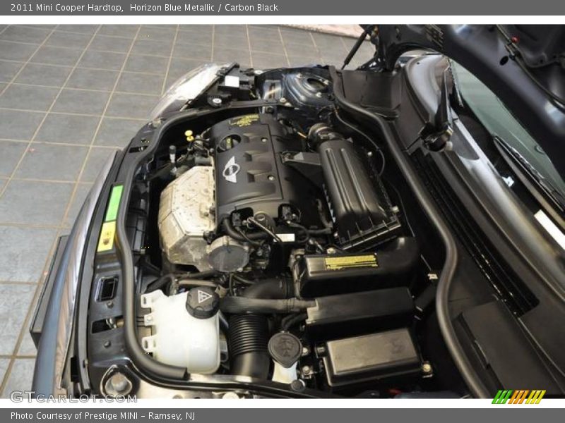 Horizon Blue Metallic / Carbon Black 2011 Mini Cooper Hardtop