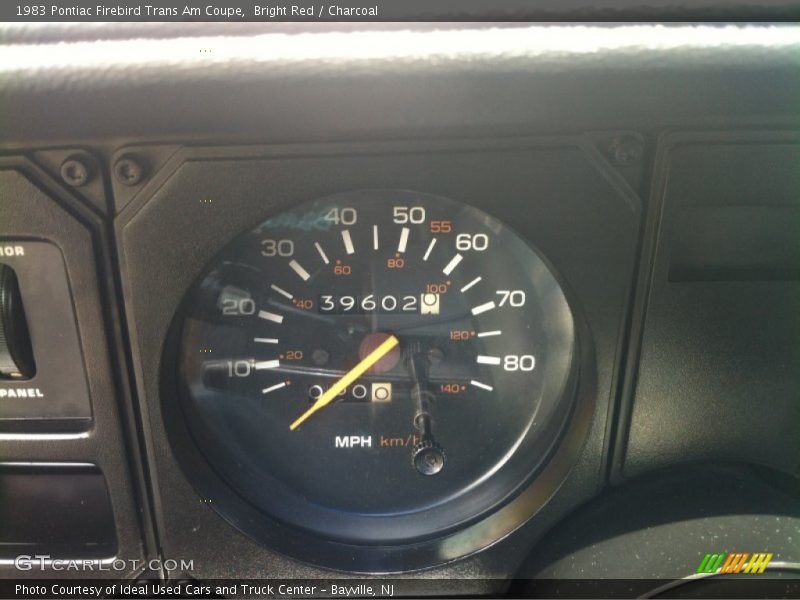 Bright Red / Charcoal 1983 Pontiac Firebird Trans Am Coupe