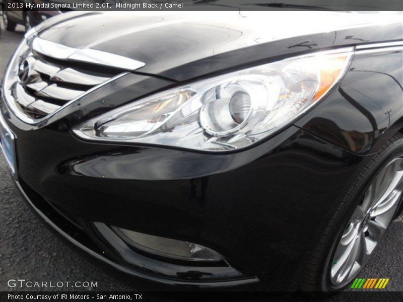 Midnight Black / Camel 2013 Hyundai Sonata Limited 2.0T