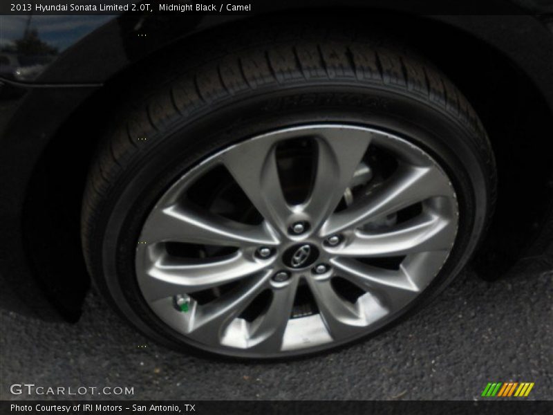 Midnight Black / Camel 2013 Hyundai Sonata Limited 2.0T