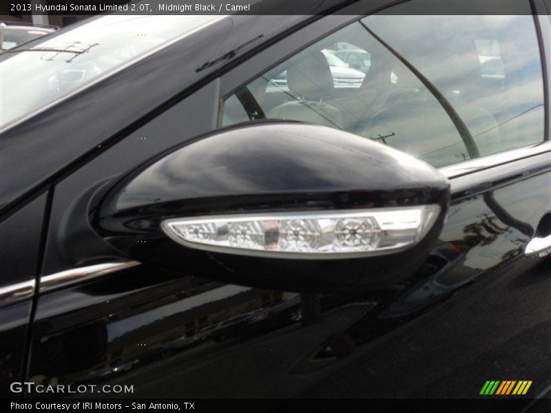 Midnight Black / Camel 2013 Hyundai Sonata Limited 2.0T