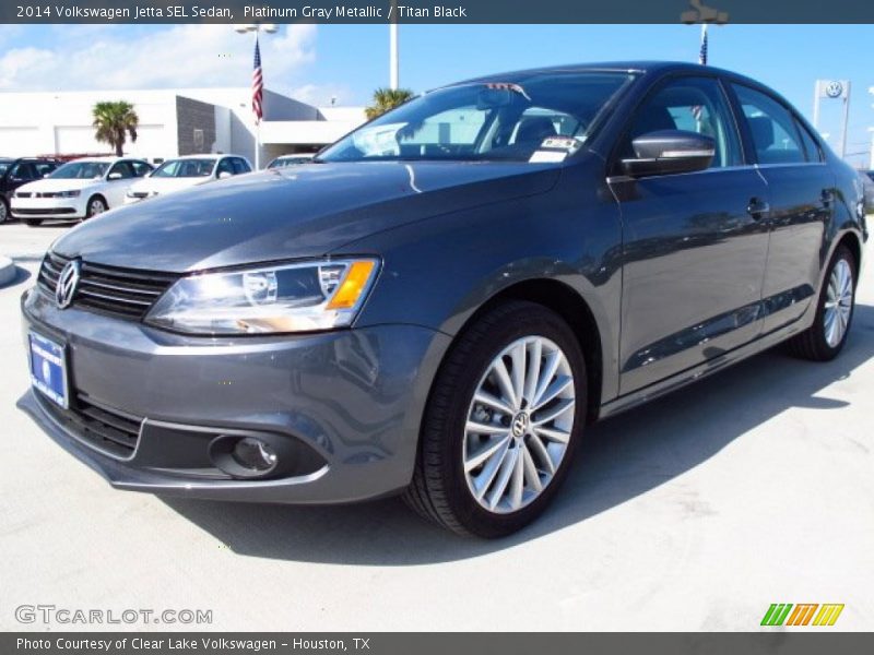 Platinum Gray Metallic / Titan Black 2014 Volkswagen Jetta SEL Sedan