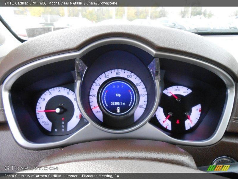 Mocha Steel Metallic / Shale/Brownstone 2011 Cadillac SRX FWD