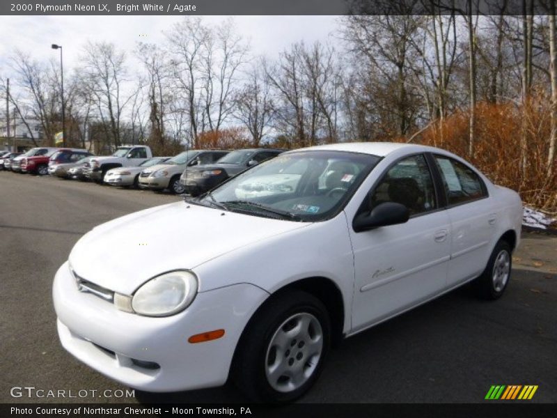Bright White / Agate 2000 Plymouth Neon LX