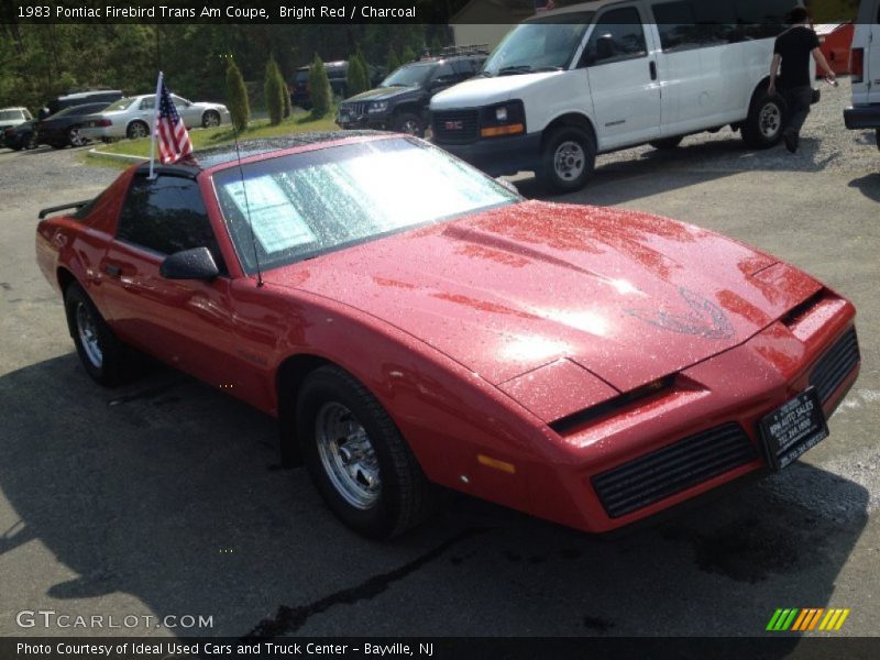 Bright Red / Charcoal 1983 Pontiac Firebird Trans Am Coupe