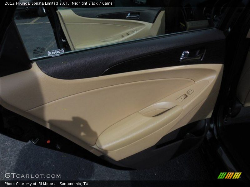 Midnight Black / Camel 2013 Hyundai Sonata Limited 2.0T