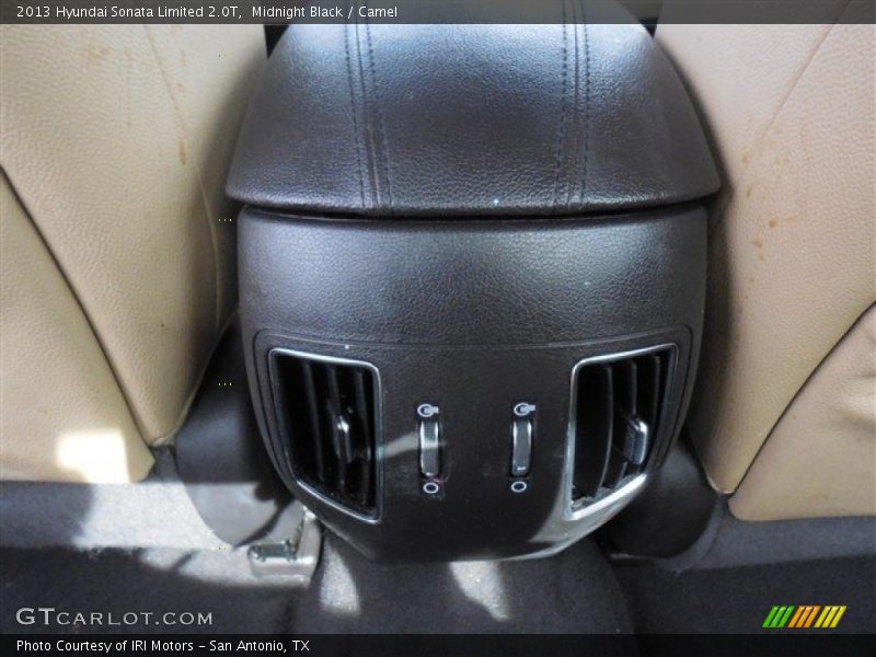 Midnight Black / Camel 2013 Hyundai Sonata Limited 2.0T
