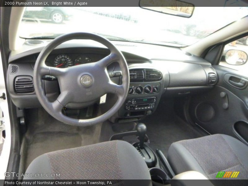 Bright White / Agate 2000 Plymouth Neon LX