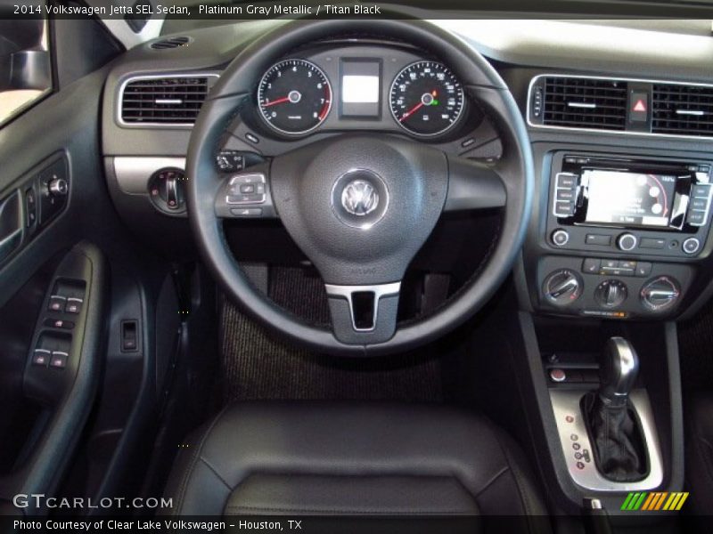 Platinum Gray Metallic / Titan Black 2014 Volkswagen Jetta SEL Sedan