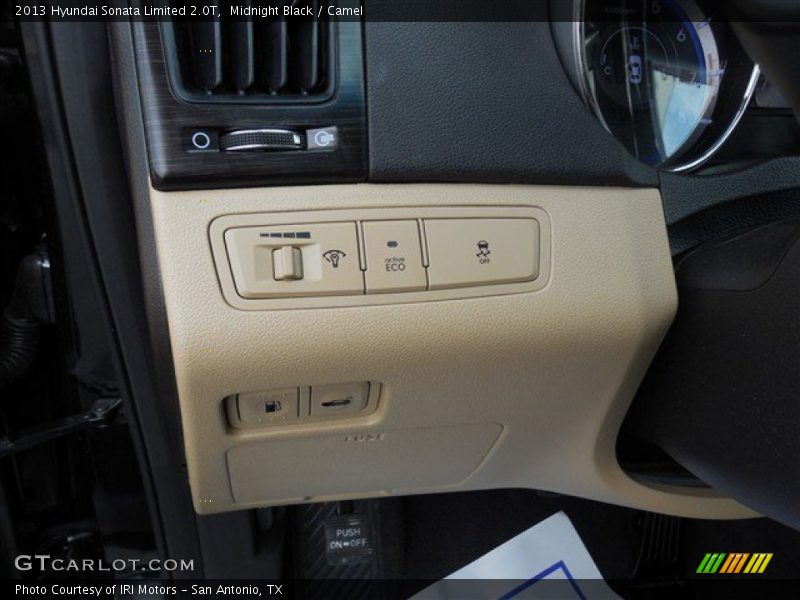 Midnight Black / Camel 2013 Hyundai Sonata Limited 2.0T