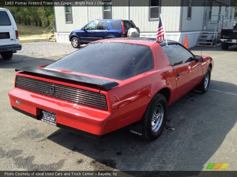 Bright Red / Charcoal 1983 Pontiac Firebird Trans Am Coupe